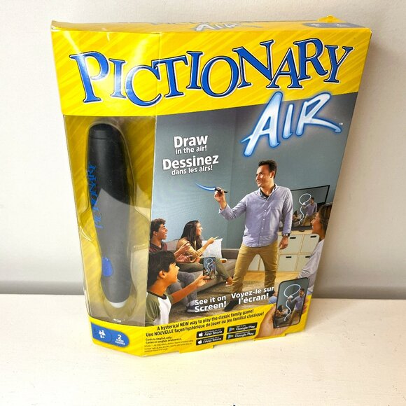 Pictionary Air Drawing Game, Family Game with Light-up Pen and Clue Cards - NEW! - Picture 1 of 2